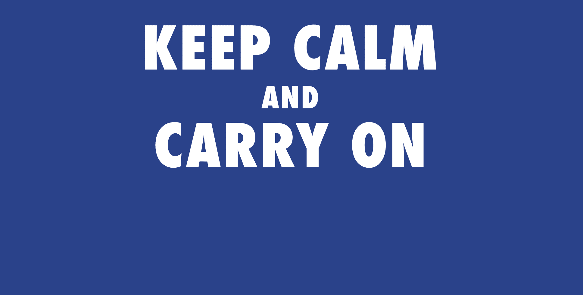 From the Desk of George Lynch: Keep Calm And Carry On – If Democrats Do Both, It Will Be Fine